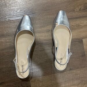 Like New Silver Short Heels